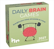 Buy Daily Brain Games 2027 Day-to-Day Calendar : Energize your mind, one puzzle at a time!