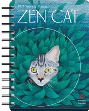 Buy Zen Cat 2027 Weekly Planner Calendar : Meditational Art and Poetry
