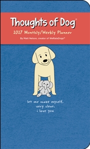 Buy Thoughts of Dog 2027 Monthly/Weekly Planner Calendar