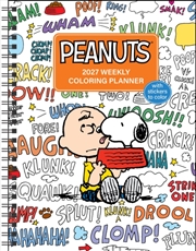Buy PEANUTS 2027 Monthly/Weekly Coloring Calendar with Stickers to Color