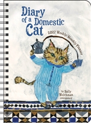 Buy Sally Welchman 2027 Monthly/Weekly Planner Calendar : Diary of a Domestic Cat