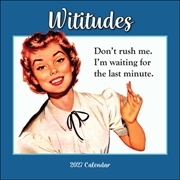 Buy Wititudes 2027 Wall Calendar : Don't rush me. I'm waiting for the last minute.