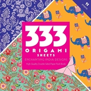 Buy 333 Origami Sheets Enchanting India Designs : High-Quality Double-Sided Paper Pack Book