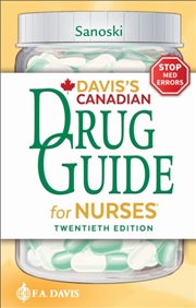 Buy Davis's Canadian Drug Guide For Nurses