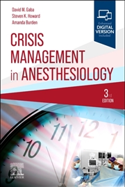 Buy Crisis Management In Anesthesiology