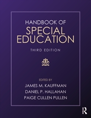 Buy Handbook Of Special Education