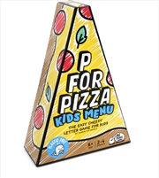 Buy P For Pizza Kids Menu