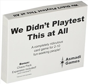 Buy We Didn'T Playtest This At All