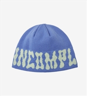 Buy [Bts V Pick] Pompom Logo Jacquard Beanie (Blue)
