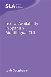 Buy Lexical Availability In Spanish Multilingual Clil