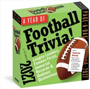 Buy A Year of Football Trivia! Page-A-Day  Calendar 2027