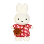 Buy Miffy Checkered Dress With Snuffy Bag Plush
