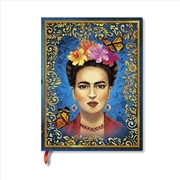 Buy The Colourful Portrait (Vida Frida) Midi Lined Hardcover Journal (Elastic Band Closure)
