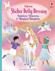 Buy Sticker Dolly Dressing Rainbow Unicorns and Magical Kingdom