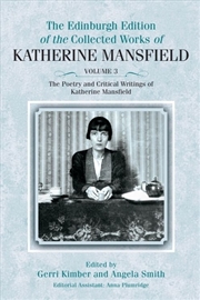 Buy The Poetry and Critical Writings of Katherine Mansfield