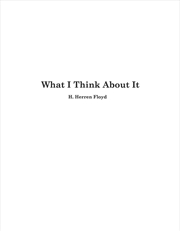 Buy What I Think About It