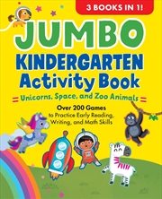 Buy Jumbo Kindergarten Activity Book: Unicorns, Space, and Zoo Animals