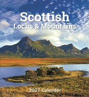 Buy Scottish Lochs & Mountains Mini Calendar Easel