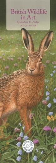 Buy British Wildlife in Art By Robert Fuller (PFP) Slim Calendar