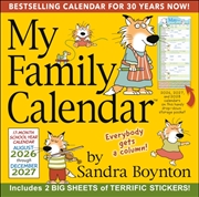 Buy Sandra Boynton's 17-Month 2026-2027 My Family Wall Calendar