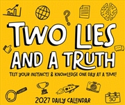 Buy Two Lies and a Truth 2027 Box Calendar