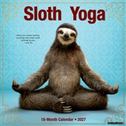 Buy Sloth Yoga 2027 Wall Calendar
