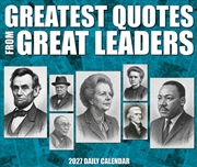 Buy Greatest Quotes from Great Leaders 2027 Box Calendar