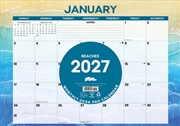 Buy Beaches 2027 17" x 12" Monthly Deskpad