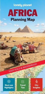 Buy Lonely Planet Africa Planning Map