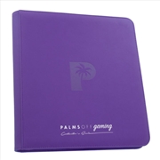 Buy Palms Off Gaming - Collector's Series 12 Pocket Zip Trading Card Binder - PURPLE