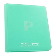 Buy Palms Off Gaming - Collector's Series 12 Pocket Zip Trading Card Binder - TURQUOISE