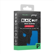 Buy Palms Off Gaming - BLACKout Deck Sleeves - Japanese - 60pc - BLUE