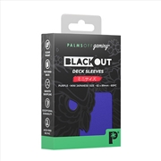 Buy Palms Off Gaming - BLACKout Deck Sleeves - Japanese - 60pc - PURPLE