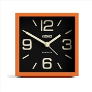 Buy Newgate Cube Mantel Clock-Pumpkin Orange