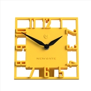 Buy Newgate Highline Mantel Clock-Yellow