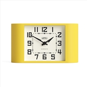 Buy Newgate Mini Metro Mantel Clock-Yellow