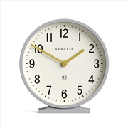 Buy Newgate Q Mantel Clock-Clock Grey