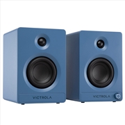 Buy Victrola Tempo Bookshelf Speakers - Blue