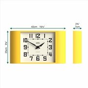 Buy Newgate Metro Wall Clock-Yellow