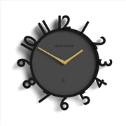 Buy Newgate Monorail Wall Clock-Black