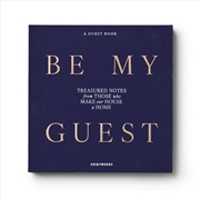 Buy Printworks Guest Book-Be My Guest-Light Blue / Dark Blue
