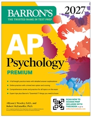 Buy AP Psychology Premium, 2027: Prep Book with 4 Practice Tests + Comprehensive Review + Online Practic