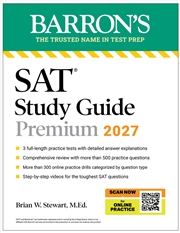 Buy SAT Study Guide Premium, 2027: 3 Practice Tests + Comprehensive Review + Online Practice and Video L