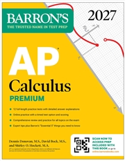 Buy AP Calculus Premium, 2027: Prep Book with 12 Practice Tests + Comprehensive Review + Online Practice
