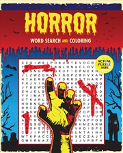 Buy Horror Word Search and Coloring