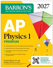 Buy AP Physics 1 Premium, 2027: Prep Book with 4 Practice Tests + Comprehensive Review + Online Practice
