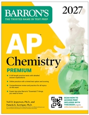 Buy AP Chemistry Premium, 2027: Prep Book with 6 Practice Tests + Comprehensive Review + Online Practice