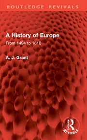 Buy A History of Europe