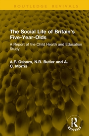 Buy The Social Life of Britain’s Five-Year-Olds