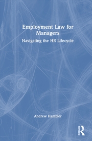 Buy Employment Law for Managers